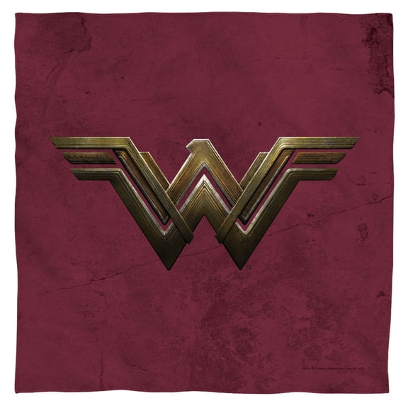 Wonder Woman Movie/Emblem Bandana (White, 22x22)