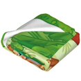 thumbnail image 2 of Salouo African Animals in the Jungle Print Bed Blankets,Flannel Blanket Comfortable Air Conditioning Blanket Lightweight Blanket for Sofa Bed Travel & Couch -50"x40", 2 of 8