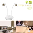 thumbnail image 1 of Lámpara Led De Escritorio Ajustable De 6 W, Lámpara De Lectura Con Base De Luz Giratoria De 360 ​​Grados De Doble Cabezal, Ca 85-265 V 2800-3200 K Eigraketly HA025508-01, 1 of 7