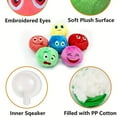 thumbnail image 5 of 6 Pack SCHITEC Squeaky Delights - Soft, Cuddly, Interactive Plush Balls with Squeakers for Puppy Small Pets, Encouraging Fetch Play, Bonding, and Exercise, 5 of 5