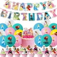 thumbnail image 1 of Princess Birthday Party Supplies, Including Birthday Background Cloth, Balloons, Cake Decoration-Youyoupin, 1 of 3