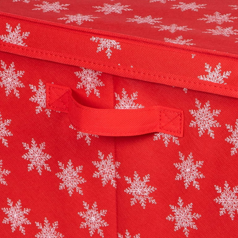 Christmas Ornament Storage Box 64 Compartments Snowflake - Temu