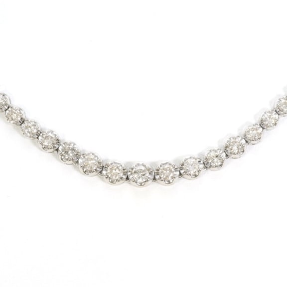 Pre-Owned PT850 Platinum Necklace with 5.00 Carat Diamond, Certificate of Authenticity...