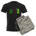 thumbnail image 6 of CafePress - ALL IS CALM Pajamas - Men's Dark Loose Fit Cotton Pajama Set, 6 of 7