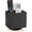 Black-1slot, variant on 360? Rotating Remote Control Holder, Wooden TV Remote Holder for Table, Desk Organizer Media Storage Box for Living Room,Nightstand,Couch (Black)