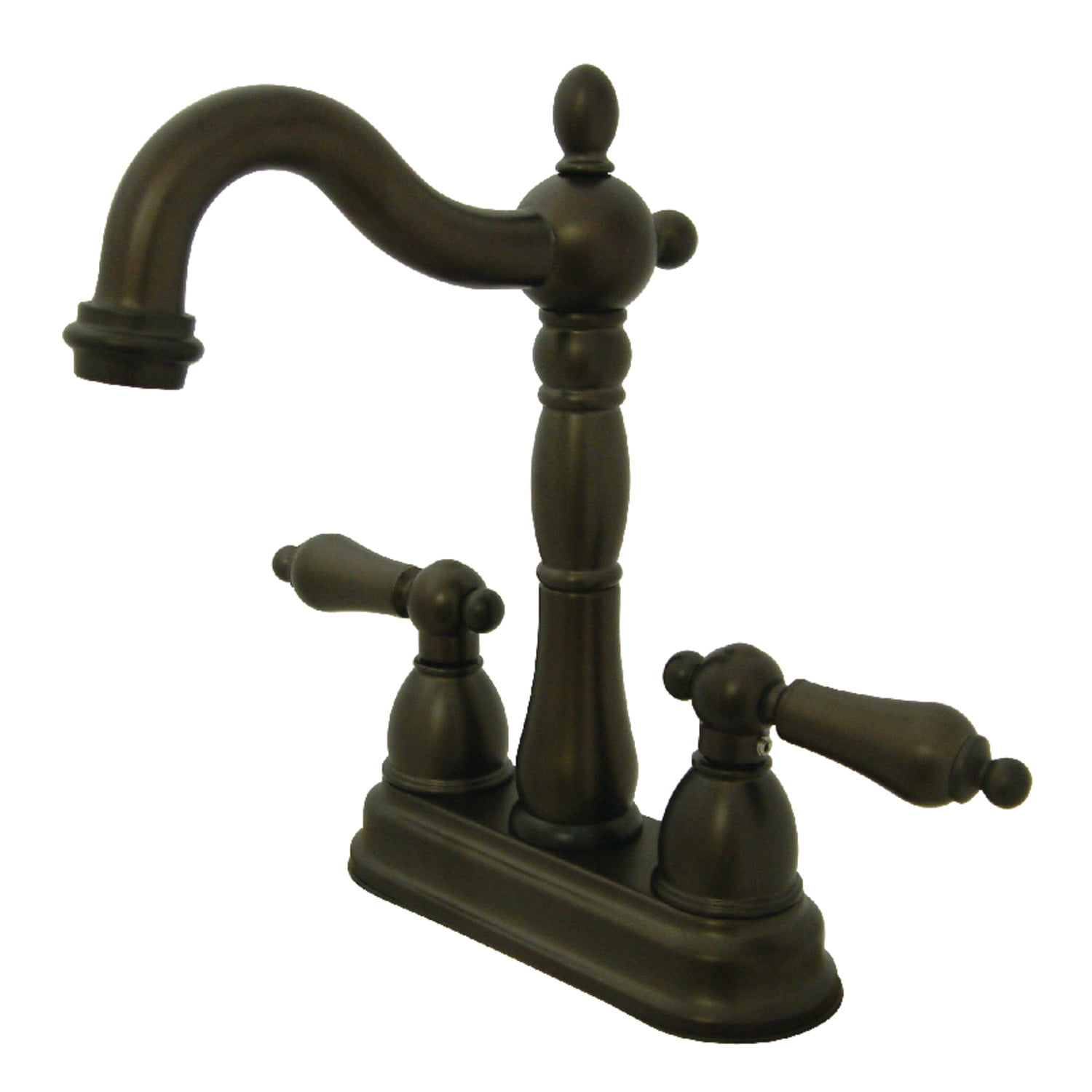 Rustic Oil Rubbed Bronze Sandcast Style Lavatory Vanity Bathroom Sink Faucet 