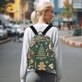 thumbnail image 7 of FORMRS Mini Backpack Purse for Women Travel Daypack Casual Shoulder Bag, Christmas Gift Pattern, 7 of 7