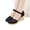 Black, variant on BONIXOOM Black Buckle Slide Sandals Clearance Slip-on Fashion Shoes for Women Size 4.5