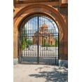 thumbnail image 2 of Wilson, Emily 13x18 Gold Ornate Wood Framed with Double Matting Museum Art Print Titled - Armenia-Yerevan-Nork-Marash district Surb Astvatsatsin Church-seen through the gate, 2 of 4