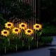 thumbnail image 3 of luces solares de estaca de jardín, luces solares LED de girasol para decoración de patio, césped, jardín, 3 of 5