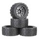 thumbnail image 1 of Neumáticos RC 4x1:10, piezas de mejora hexagonales de 12mm, reemplaza el accesorio para HSP 94108 94188 94111 DIY modificado , negro Hugo Ruedas y neumáticos de coches RC, 1 of 5