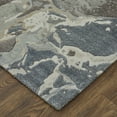 thumbnail image 4 of Feizy Zarah Modern Watercolor, Blue/Taupe/Green, 5' x 8' Area Rug Sheen Fade Resistant Handmade Industrial Distressed Floor Rug for Living room Bedroom, 4 of 10
