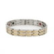 thumbnail image 3 of Pulsera de acero de titanio Nikou con cadena para hombre alta intensidad, 3 of 9