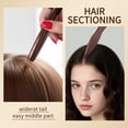 thumbnail image 3 of OPALESQUE 2pcs Boar Bristle Slick Back Hair Brush,Wooden Handle Styling Comb for Men & Women,Smooth, and Lay Hair Flat to Create Sleek Frizz-Free Hairstyles Perfect for Pompadour and Low Ponytail, 3 of 7