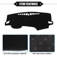 thumbnail image 4 of Unique Bargains 1Pcs Car Dashboard Cover Compatible for Hyundai Elantra 2017-2020 Protective Polyester Black, 4 of 7