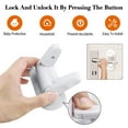 thumbnail image 3 of 2 Pack Door Lever Lock for Child Safety,Amerteer 2019 Upgrade Baby Safety Locks,Child Proof Door Handle Lock,3M Adhesive Tape Lock Child Proof Doors/Windows & Handles, 3 of 10