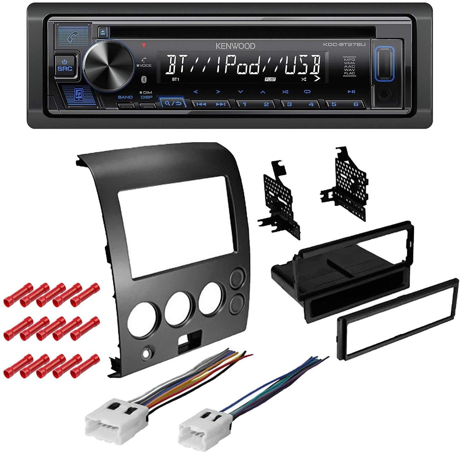 KIT8422 Kenwood Car Stereo with Bluetooth for 20042005 Nissan Titan w