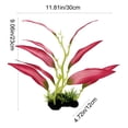 thumbnail image 3 of Artificial Aquarium Plant Plastic Fish Tank Decoration with Soft Silk Like Leaves for Betta Goldfish Freshwater and Saltwater Tanks, 3 of 7