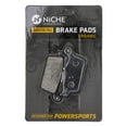 thumbnail image 2 of Niche Complete Organic Brake Pad Set for Yamaha YZF R6S Motorcycle MK1002493, 2 of 8