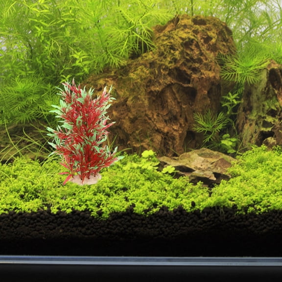 LIFKOME Fish Tank Accessories Plastic Artificial Plants for Aquarium Decor