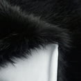 thumbnail image 6 of Mainstays Black Faux Fur  Non-Skid Fluffy Floor Rug for Living Room, 30"x46", 6 of 7