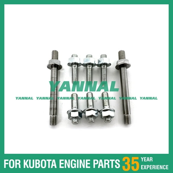 New Exhaust Manifold Screw For Kubota V2403 V2203 Engine Parts