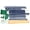 Blue#5, variant on Outdoor Swing Sets Metal Swing Set Outdoor with Glider for Kids, Toddlers, Children,Swing Sets