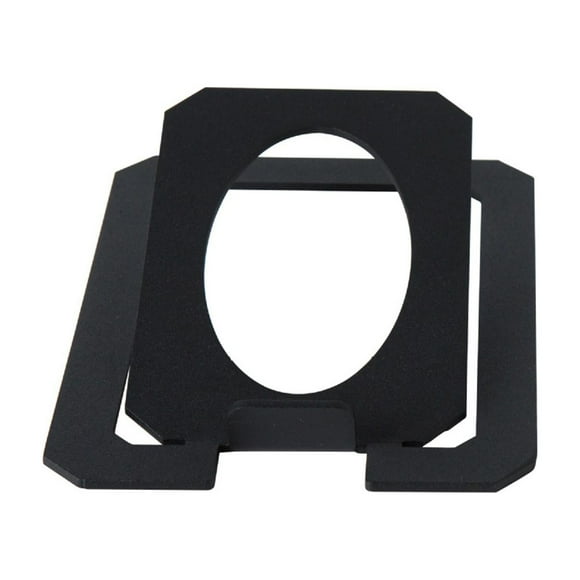 Soporte de altavoz de escritorio inclinable, estable, universal, soporte de metal, accesorios negro