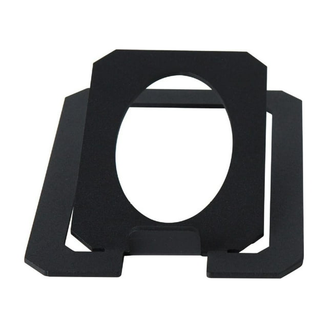 Soporte de altavoz de escritorio inclinable, estable, universal, soporte de metal, accesorios negro