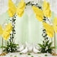 thumbnail image 4 of Decoración de ventanas con velos de mariposas y flores para bodas, festivales, fiestas, patios al aire libre, escenas decorativas., 4 of 6