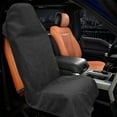 thumbnail image 2 of Car Seat Towel Cover Waterproof Car Seat Towel Protector with Adjustable Elastic Strap 29.5 x 56” Non-slip Breathable Front Rear Car Seat Protective Cover for Cars SUVs Trucks, 2 of 10