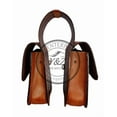 thumbnail image 3 of Leather Saddle Bag Brown Beeded Arrow Design Saddle Bag, 3 of 4