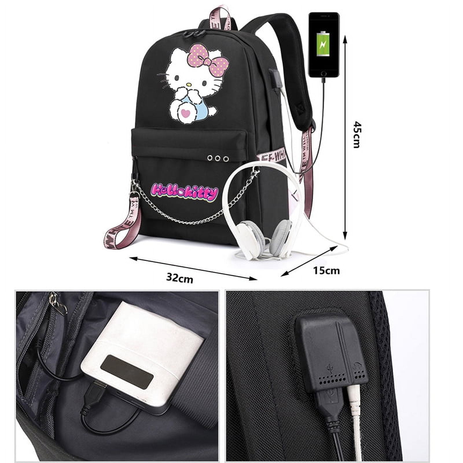 Stitch Mochilas De Katie Ã¡angel Pcs/Ensemble Hello Kitty Sac à