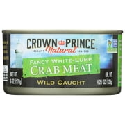 CROWN PRINCE NATURAL SEAFOOD FANCY WHITE LUMP CRAB MEAT