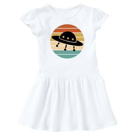 

Inktastic Space Travel Saucer Retro Sunset Gift Baby Girl Dress
