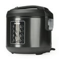 thumbnail image 2 of AROMA® 12-Cup (Cooked)/ 3Qt. Digital Rice & Grain Multicooker, Black, New, ARC-966BD, 2 of 5