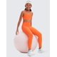 thumbnail image 3 of Sostén CRZ YOGA Butterluxe con espalda en Y y relleno, naranja neón XL, 3 of 5