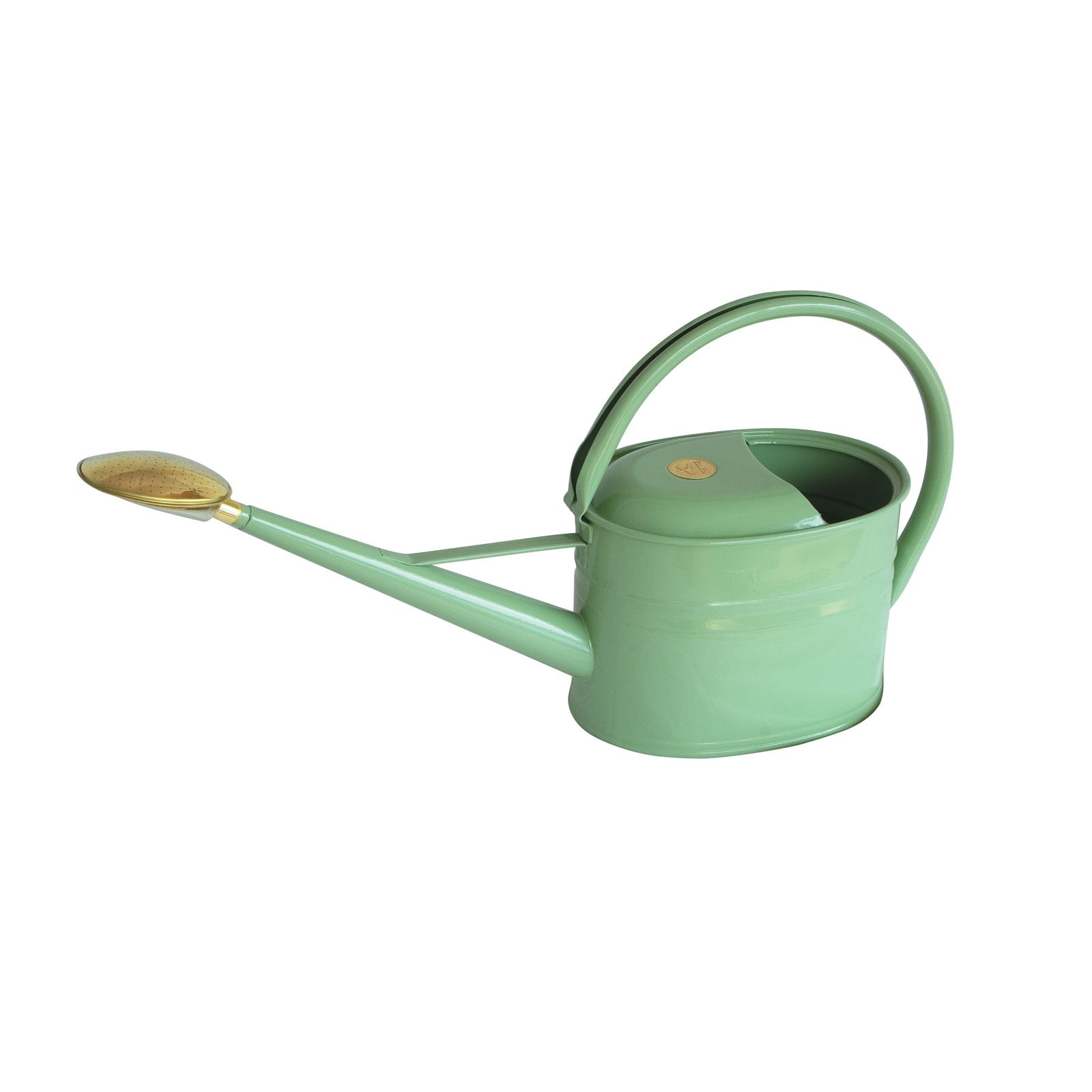 Haws Slimcan 5 Liter Galvanized Painted Watering Can with Oval Rose by Bosmere Inc