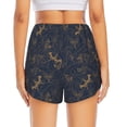 thumbnail image 4 of Haiem Tropical Butterfly Women's 2 in 1 Running Shorts - Lightweight Athletic Workout Gym Yoga Breathable Sports Shorts Liner with Phone Pockets-Small, 4 of 9