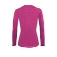 thumbnail image 2 of ACTIVE UNIFORMS Women's Under Scrub Tee Crew Neck Long Sleeve T-Shirt (Hot Pink, X-Small), 2 of 6