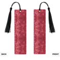 thumbnail image 2 of Kdxio Abstract Red Marble Print Metal Tassel Bookmarks,Perfect Gift for Art Lovers and Bookworms Metal Bookmarks for Women, 2 of 8