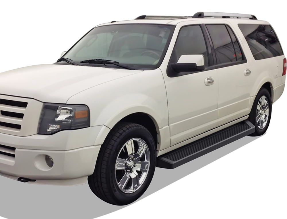 APS Black Running Boards Style Compatible with Ford Expedition 2007-2017 EL (Nerf Bars Side Steps Side Bars)