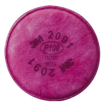 3M® 6000 Series NIOSH Approved 2091 P100 respirator Filter