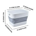 thumbnail image 1 of Herunwer Bac de Rangement Pliable avec Couvercle Sécurisé pour une Organisation et un Rangement à la Maison Peu Encombrants, 1 of 2