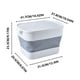 thumbnail image 2 of Caja de almacenamiento plegable de plástico para coche, hogar y organización | Organizador apilable de gran capacidad para juguetes, ropa y cosméticos | Contenedor de almacenamiento para el hogar, 2 of 2