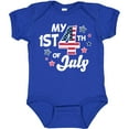 thumbnail image 3 of Inktastic My 1st 4th of July with Striped Stars Boys or Girls Baby Bodysuit, 3 of 5