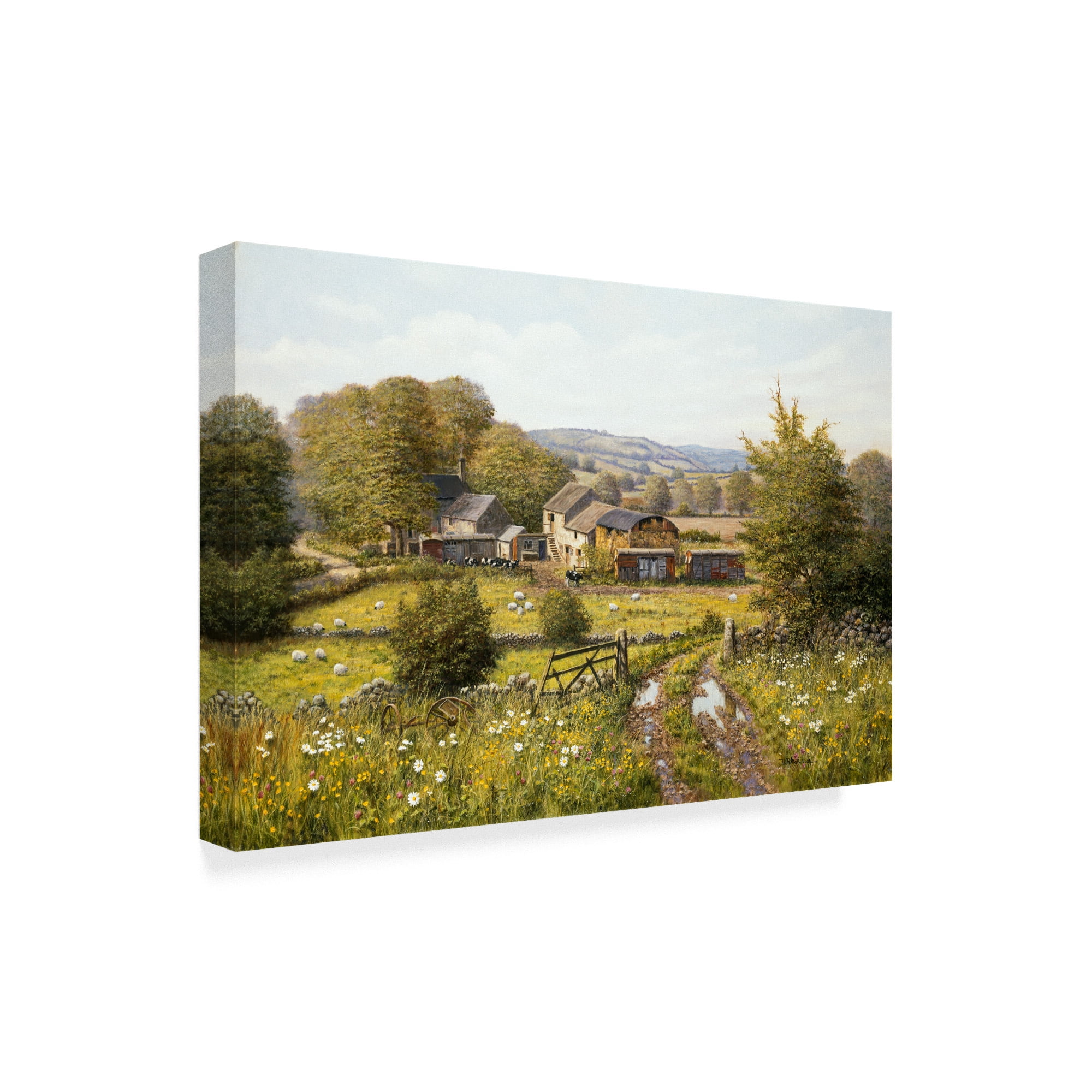 Trademark Fine Art 'Dale Farm' Canvas Art by Bill Makinson