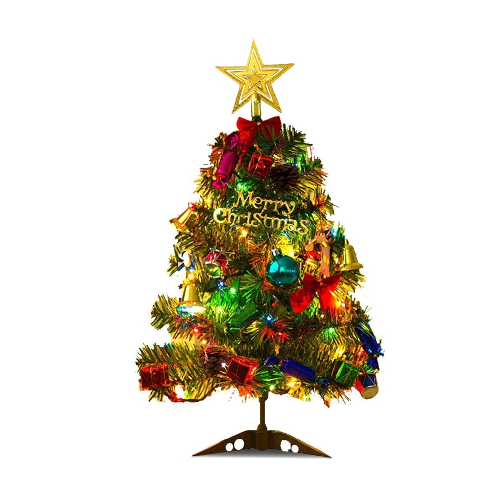 2022 50Cm Table Christmas Tree Led Light Home Decoration Tabletop Pine Tree Xmas Tree Christmas Decoration New Year Gifts - Walmart.com
