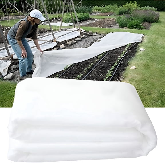 AUQ 2026 New Frost Cloth, Plant Blanket, Gardening Non-Woven Fabric Cover, Winter Protection for Plants, Cold Weather Shield, 1.6X9M
