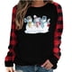 thumbnail image 2 of Puntoco Mujer Otoño e Invierno Impreso Camiseta Suelta Manga Larga Blusa Cuello Redondo Casual tops Puntoco Puntoco-2755, 2 of 5
